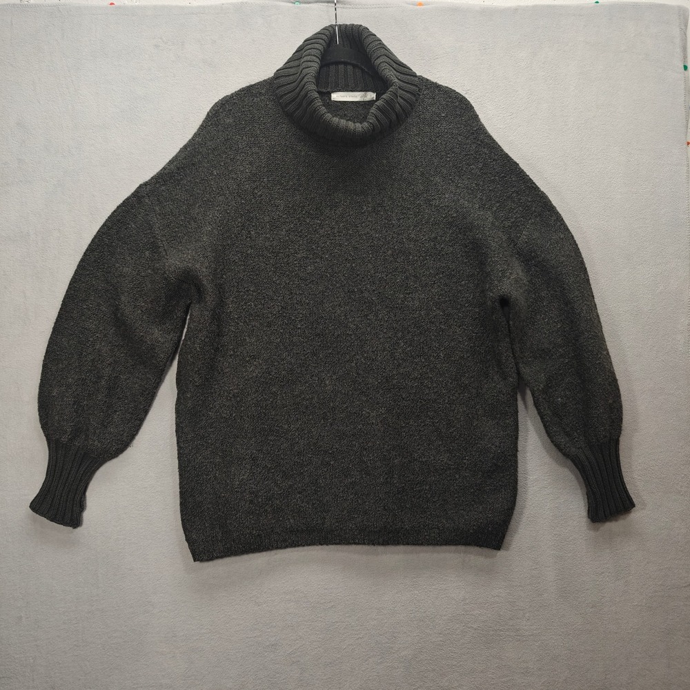 Altar'd State Oversized Sweater Women Small Turtleneck Boucle Dark Academia Cozy